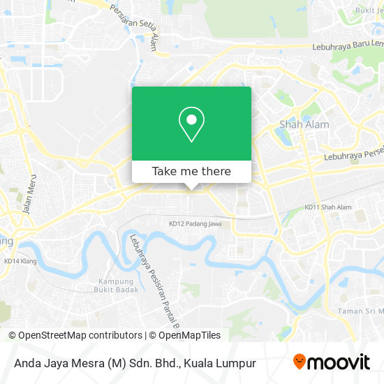 Anda Jaya Mesra (M) Sdn. Bhd. map