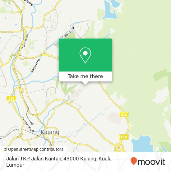 Jalan TKP Jalan Kantan, 43000 Kajang map