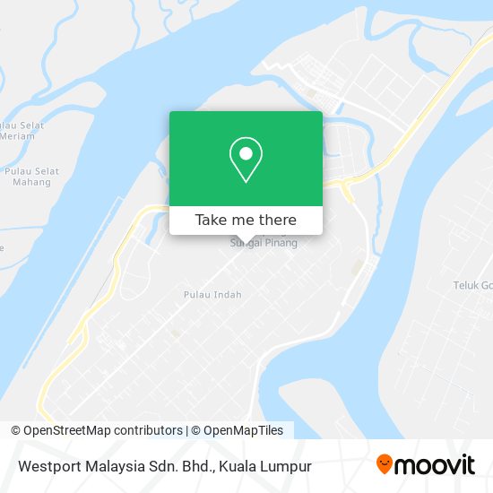 Westport Malaysia Sdn. Bhd. map