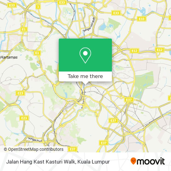 Jalan Hang Kast Kasturi Walk map