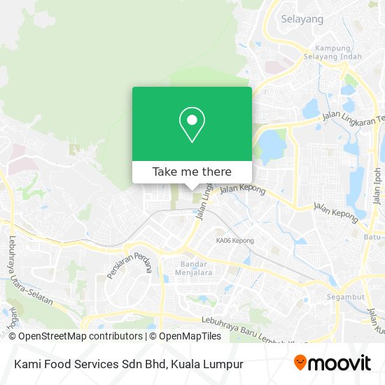 Peta Kami Food Services Sdn Bhd