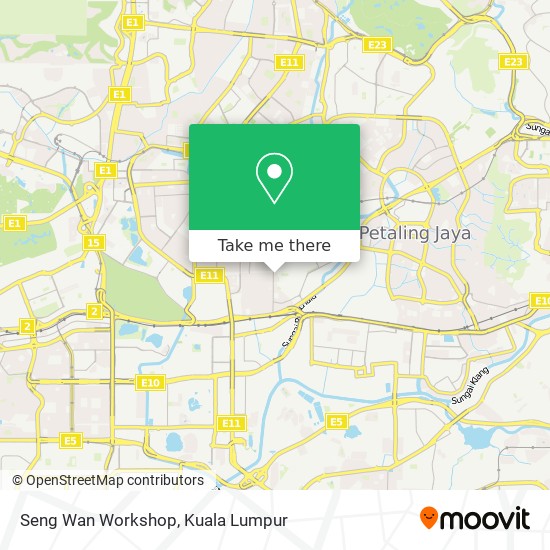 Seng Wan Workshop map