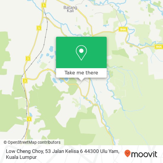 Low Cheng Choy, 53 Jalan Kelisa 6 44300 Ulu Yam map