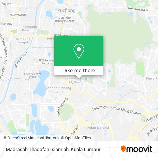 Madrasah Thaqafah Islamiah map