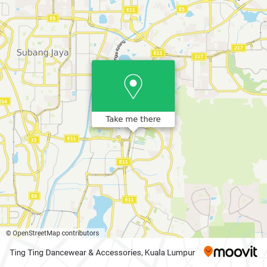Ting Ting Dancewear & Accessories map