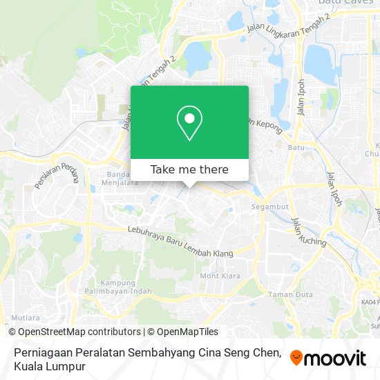 Perniagaan Peralatan Sembahyang Cina Seng Chen map