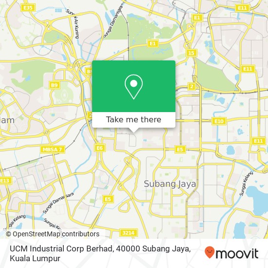 UCM Industrial Corp Berhad, 40000 Subang Jaya map