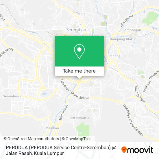 PERODUA (PERODUA Service Centre-Seremban) @ Jalan Rasah map