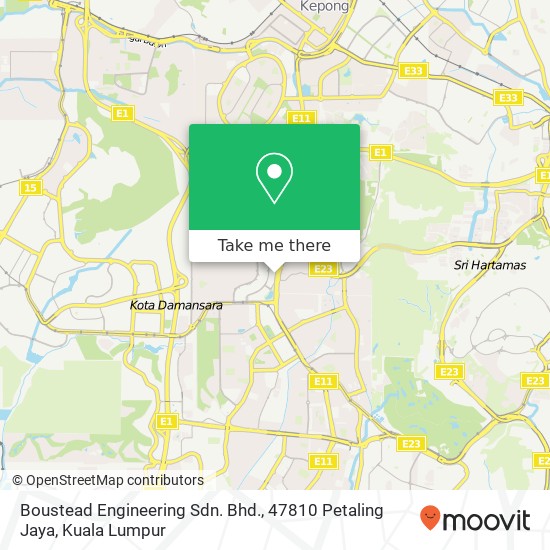 Boustead Engineering Sdn. Bhd., 47810 Petaling Jaya map