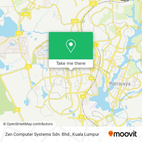 Zen Computer Systems Sdn. Bhd. map