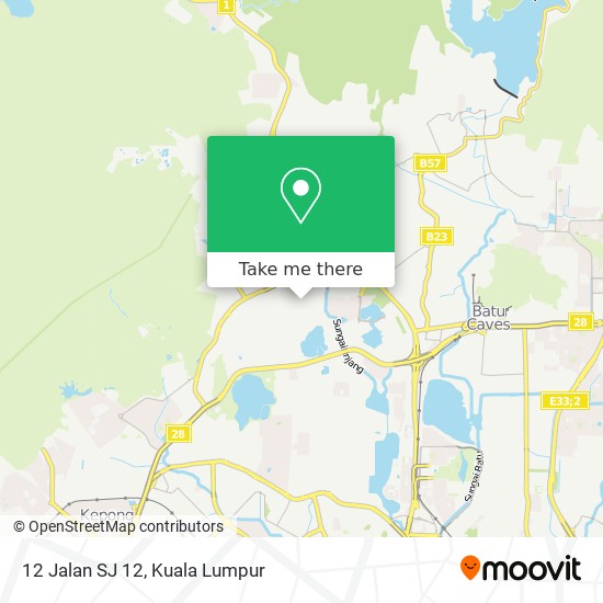 12 Jalan SJ 12 map