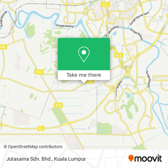 Jutasama Sdn. Bhd. map
