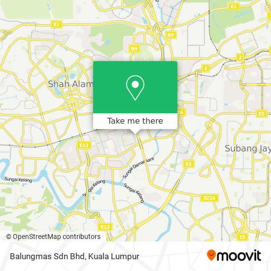 Balungmas Sdn Bhd map