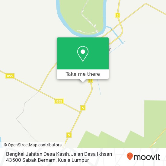 Bengkel Jahitan Desa Kasih, Jalan Desa Ikhsan 43500 Sabak Bernam map