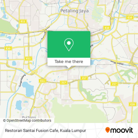 Restoran Santai Fusion Cafe map