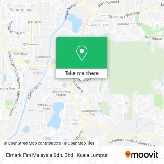 Elmark Fan Malaysia Sdn. Bhd. map