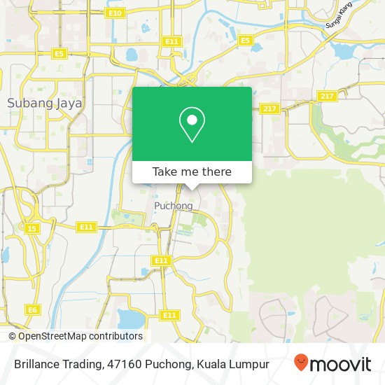 Peta Brillance Trading, 47160 Puchong