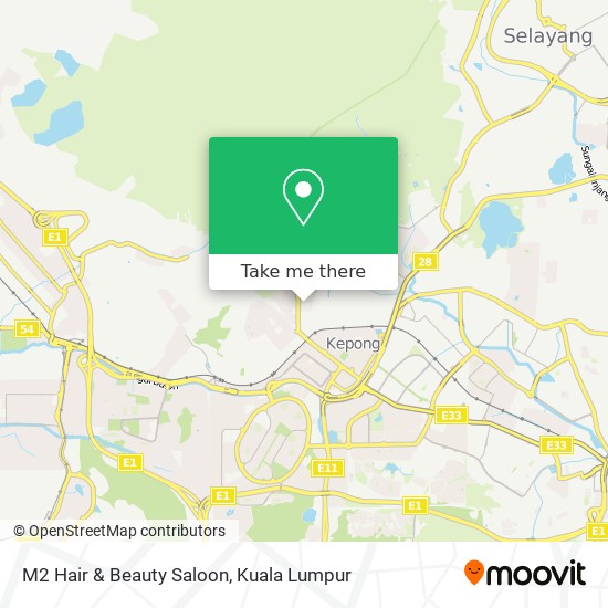 M2 Hair & Beauty Saloon map