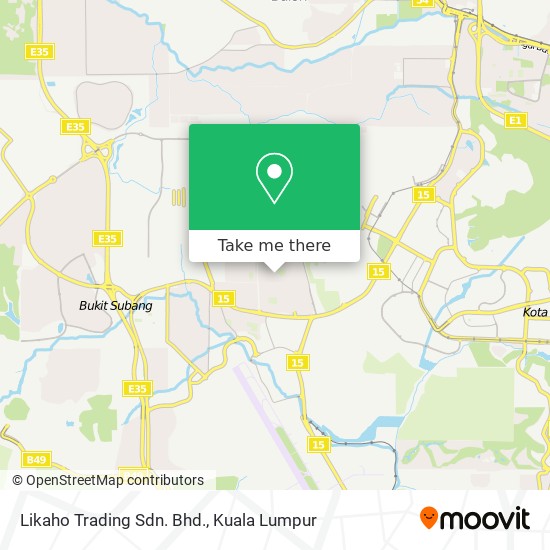 Likaho Trading Sdn. Bhd. map