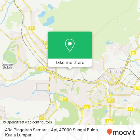 Peta 43a Pinggiran Semarak Api, 47000 Sungai Buloh