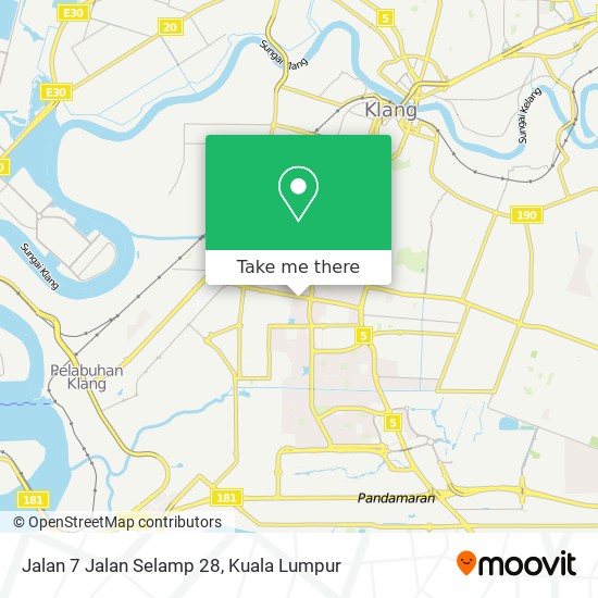 Jalan 7 Jalan Selamp 28 map