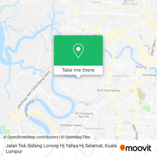 Jalan Tok Sidang Lorong Hj Yahya Hj Selamat map