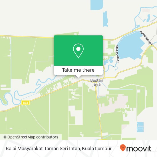 Balai Masyarakat Taman Seri Intan map