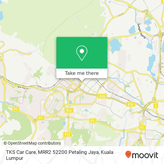 TKS Car Care, MRR2 52200 Petaling Jaya map
