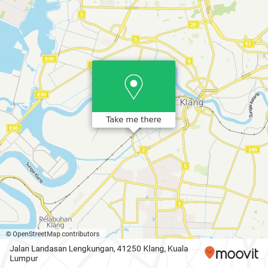 Jalan Landasan Lengkungan, 41250 Klang map