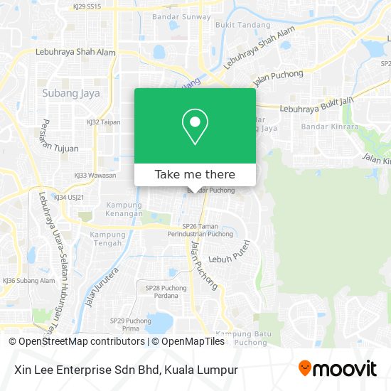 Xin Lee Enterprise Sdn Bhd map