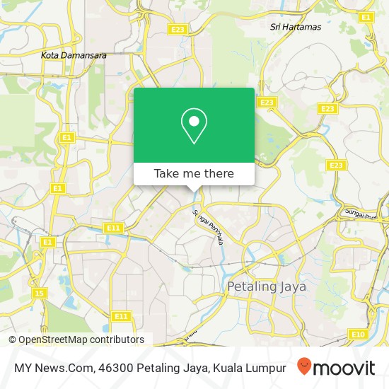 MY News.Com, 46300 Petaling Jaya map