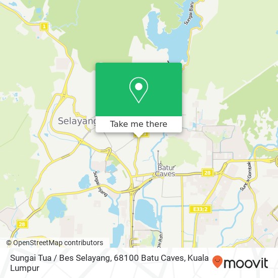 Sungai Tua / Bes Selayang, 68100 Batu Caves map