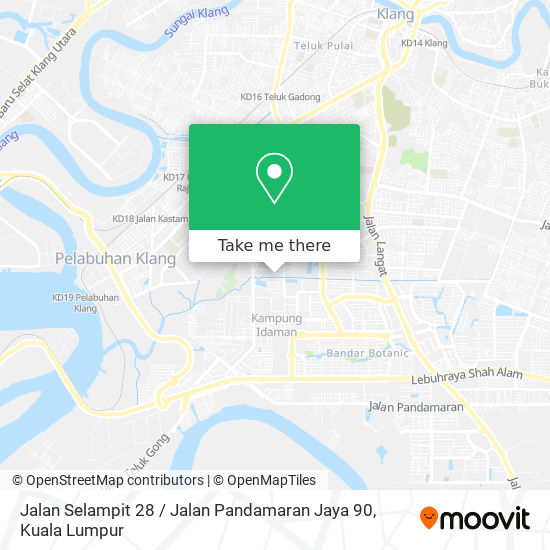 Peta Jalan Selampit 28 / Jalan Pandamaran Jaya 90