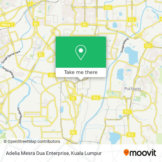 Adelia Mesra Dua Enterprise map