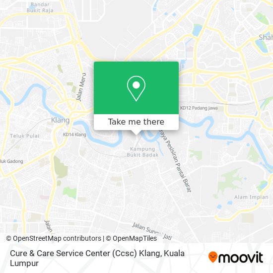 Cure & Care Service Center (Ccsc) Klang map