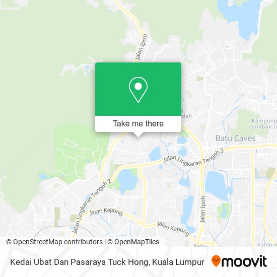 Kedai Ubat Dan Pasaraya Tuck Hong map