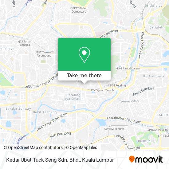 Kedai Ubat Tuck Seng Sdn. Bhd. map