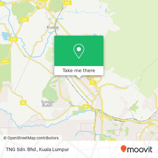 TNG Sdn. Bhd. map