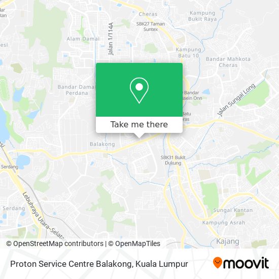 Proton Service Centre Balakong map