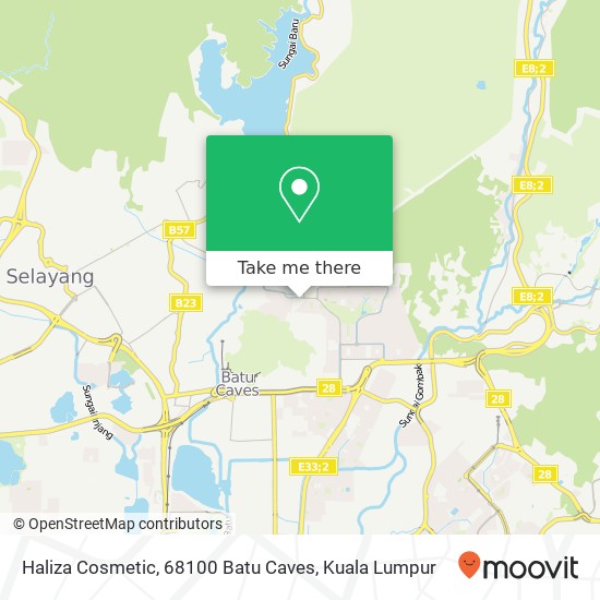 Haliza Cosmetic, 68100 Batu Caves map