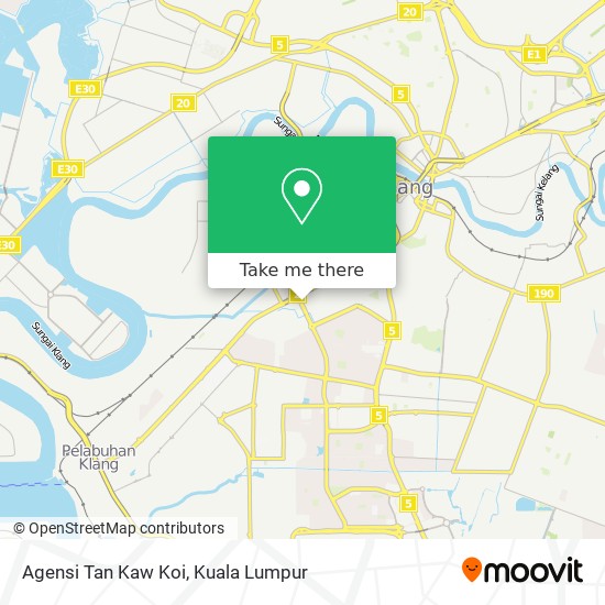 Peta Agensi Tan Kaw Koi