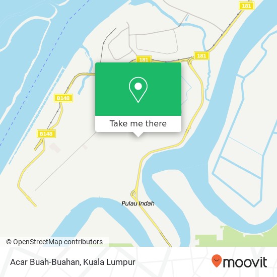 Peta Acar Buah-Buahan, Jalan Dato Ahmad Razali 42920 Klang