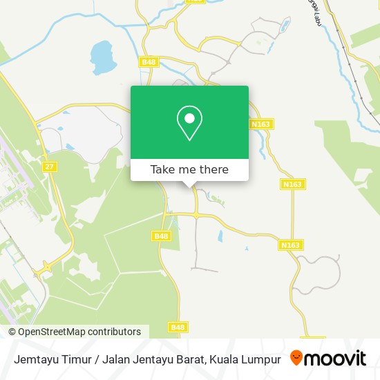 Peta Jemtayu Timur / Jalan Jentayu Barat