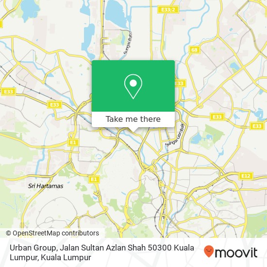 Urban Group, Jalan Sultan Azlan Shah 50300 Kuala Lumpur map