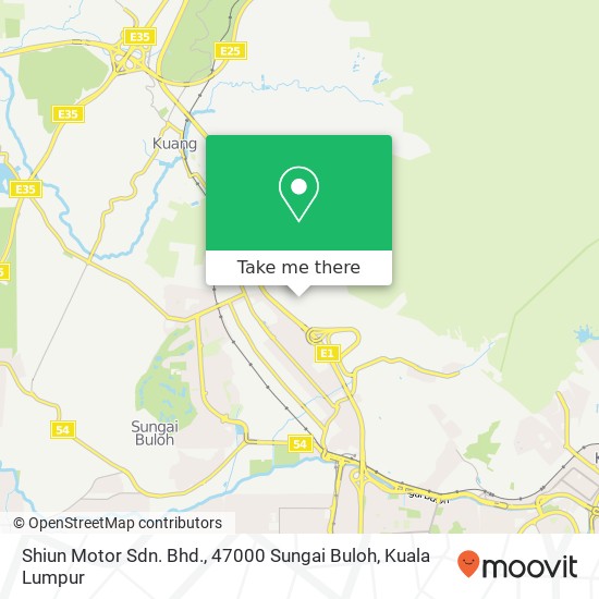Peta Shiun Motor Sdn. Bhd., 47000 Sungai Buloh
