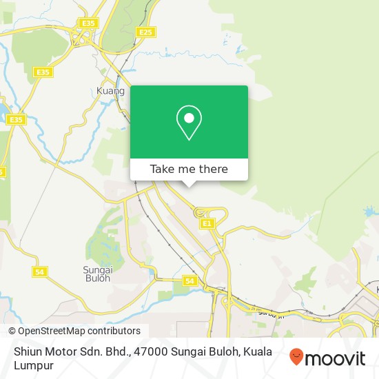 Shiun Motor Sdn. Bhd., 47000 Sungai Buloh map