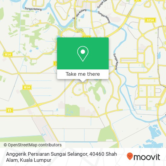 Peta Anggerik Persiaran Sungai Selangor, 40460 Shah Alam