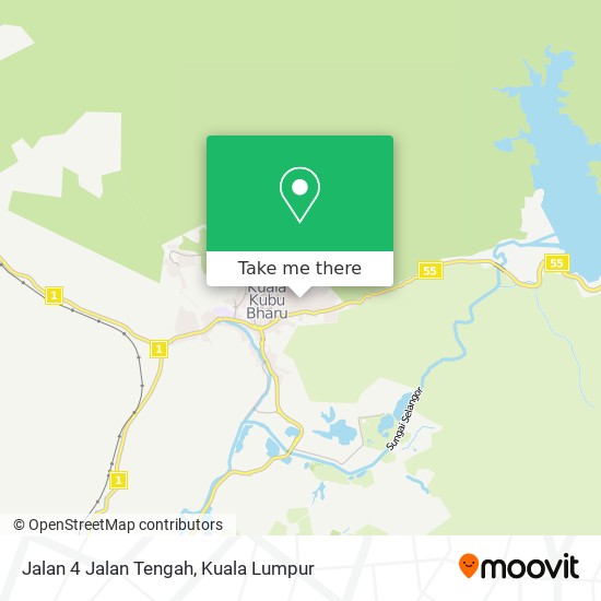 Jalan 4 Jalan Tengah map