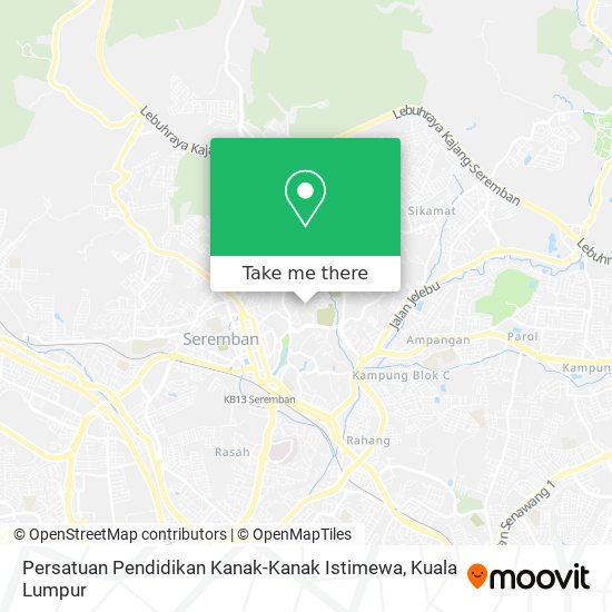 Persatuan Pendidikan Kanak-Kanak Istimewa map