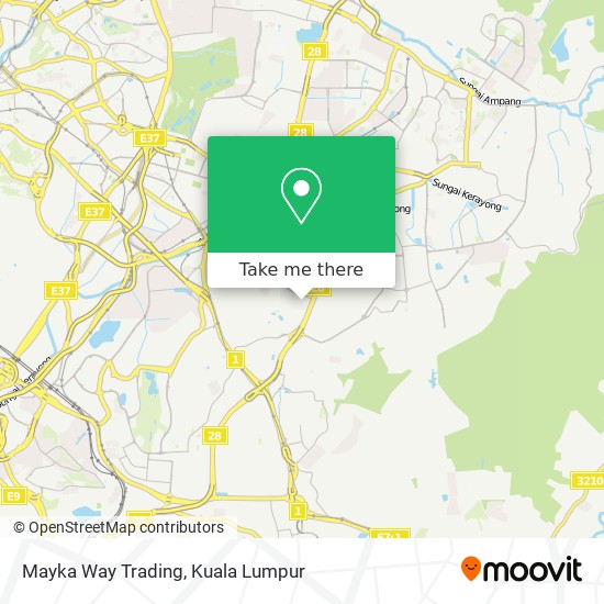 Mayka Way Trading map